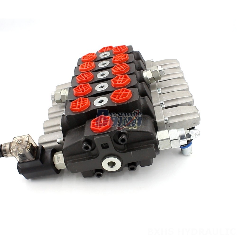 SD8-Electric Unloading Valve Manual 5 Spool Sectional Directional Valve Manufacturer & Supplier main image